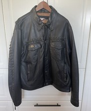 HARLEY DAVIDSON LEATHER JACKET SOUTHWESTERN XLG picture
