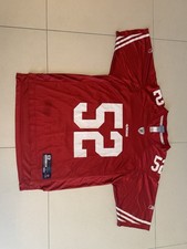 Vintage Reebok San Francisco 49ers Patrick Willis 52 NFL Jersey Size Large Red picture