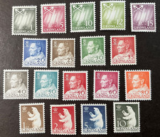 GREENLAND MNH #48-65 Complete set *1963-68* Catalog $21.40 picture