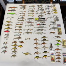 REBEL LOT (100) Vintage 1980'S - 90'S ONLY  POP R, WEE, SHALLOW, DEEP CRANKBAITS picture