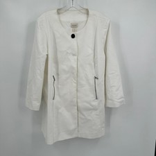 Chicos Womens Minimalist Topper Jacket Sz 3 US XL Quiet Luxury Professional Chic picture