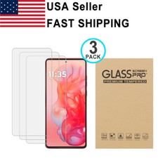 3PK Tempered Glass Protector For Moto G Power Play Stylus 5G 2021 2024 2025 2026 picture