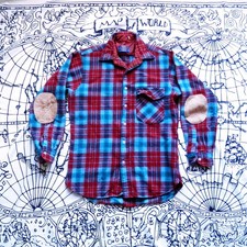 Pendleton Vintage 60's Pure Wool Lobo Flannel Long Sleeve Button Down, Size M picture