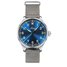 Augsburg Blaue Stunde 39 nylon bracelet Blue Dial Wristwatch 862102.2 picture