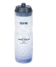 ZEFAL BOTTLE ARCTICA 75 INSULATED WATER BOTTLE 750ml BPA Free Silver/BlUE NEW picture