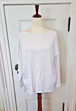 J. McLaughlin Long-Sleeve White Shirt Size Large picture