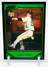 2007 Bowman Chrome Tim Lincecum Rookie Card RC #217 San Francisco Giants MLB picture
