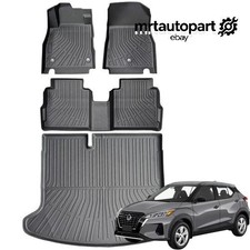 One Full Set Floor Mats for Nissan Kicks 2018-2024 Cargo Liner Mats TPE Parts picture