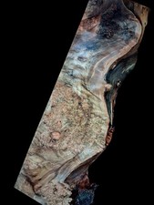 XL MIND BLOWING Birdseye MAPLE Burl wood Blank, LIVE EDGE, Turning/EPOXY Wood  picture