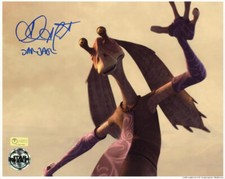 AHMED BEST SIGNED AUTOGRAPHED 8x10 PHOTO JAR JAR BINKS STAR WARS OPX BECKETT BAS picture