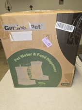 Gardner Pet Water & Food Dispenser Set White 3.85 L Gravity Feeders picture