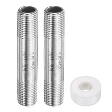 2pcs Nipple Pipe Fitting 1/8