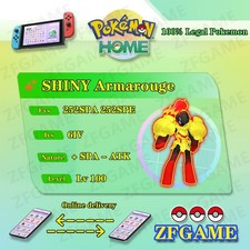 ✨6IV SHINY Armarouge + EVS🚀 POKEMON HOME✨Champions✨Online delivery⚡ picture