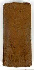 Antique Victorian Cabinet Card CDV Photo Album Embossed Empty Damaged As Found picture