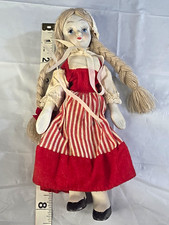 vintage folk costume souvenir doll picture
