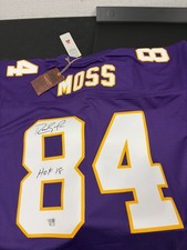 Randy Moss Signed Vikings Purple Mitchell & Ness Jersey Fanatics Authentic L picture