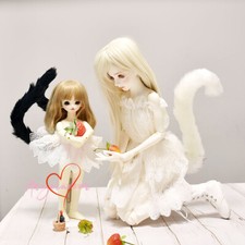 Dollmore 1/12 1/8 1/6 1/4 1/3 Uncle BJD Cat Tail Fuzzy Beast Tail Doll Accessory picture