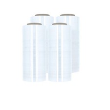 18 in x 1500 ft 80 Gauge Pallet Wrap Stretch Film Hand Shrink Wrap Cling Rolls picture