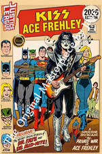 KISS Ace Frehley and make this comic book poster by Jaye Metcalfe 2026 picture