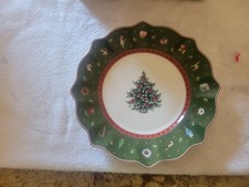 Set of 6 Villeroy & Boch Toy's Delight Green Salad Plates 9.5