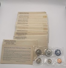 1965 U.S. Special Mint Set SMS 5 Coins Kennedy Half 40% Silver Original Pack picture