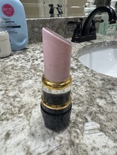 Kosta Boda Make-Up by Asa Jungnelius PINK Art Glass Lipstick Sweden picture