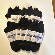 Bombas Unisex medium black  Ankle Socks 10 Pack New with Tags picture