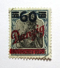 Danzig Germany Stamp Scott 62 Germania Overprint 60pf on 75pf 1921 Used picture