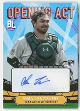 2023 Topps Big League #OAA-SL Shea Langeliers Opening Act Autographs Blue Foil picture
