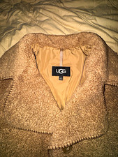 Sema UGGfluff Women’s Coat Size M Deep Nutmeg color picture