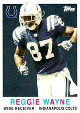 2008 Topps TURN BACK THE CLOCK #36 Reggie Wayne Indianapolis Colts picture