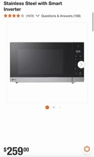 LG MSER2090S NeoChef Countertop Microwave with Smart Inverter & Sensor Cooking picture
