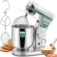 Huanyu Commercial Stand Mixer 10QT 500W Electric Dough Blender with Stainless... picture