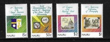 Nauru Sc # 358-361 Anniversaries And Events . MNH picture