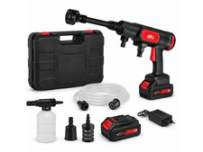 BLACK/RED - QPJ 21V CORDLESS PRESSURE WASHER picture