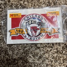 Vintage 1929-1994 Chicago Bulls Stadium Patch Brand New Unused picture