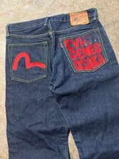 Vintage Japanese Evisu Seagull Embroidered Denim picture