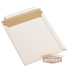 50 - 18x24'' Rigid Flat Photo Mailers - Self-Seal - White  from The Boxery picture