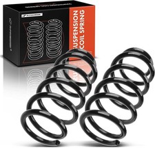 A-Premium Left Right Rear Suspension Coil Spring Set of 2 Compatible with Ford picture