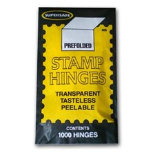 Supersafe Folded Stamp Hinges Pack of 1,000 picture