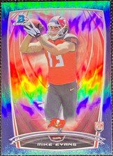 2014 Bowman Chrome #170 Mike Evans Bubble Refractor #/99 picture