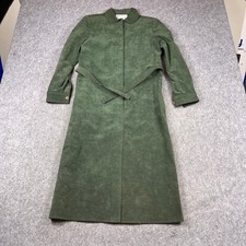 Vintage Blassport Bill Blass Ultra Suede Midi Dress Forest Green Belted 8 Disco picture