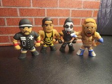 Micro Brawlers Lot Of 4 Bubba Ray, Jeff Cobb, Tanga Loa, Chris Hero NJPW Crate picture