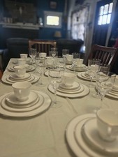 72 Piece Lenox Millennium Federal Platinum Bone China Dinnerware Set picture