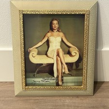 June Havoc Signed Autograph Portrait w/ COA Vintage Hollywood Framed 11x13 picture
