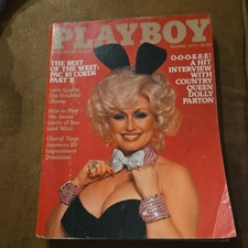 Vintage PLAYBOY Dolly Parton October 1978 Magazine w/ Centerfold Intact - NICE picture