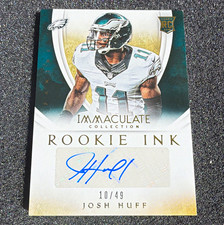 2014 Panini Immaculate Collection Rookie Ink Josh Huff #20 /49 Eagles Auto RC picture