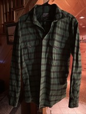 Filson Men's Long Sleeve Flannel Shirt Size Large picture