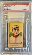 1919-21 W514 #88 Bob Veach  (Hand Cut) Detroit Tigers - PSA 7 100+ years old picture
