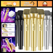 9 Pcs Realistic Fake Microphones - Prop Mics for Parties, Karaoke, Cosplay Fun picture